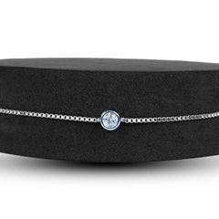 Minimal Crystal Stone Bracelet