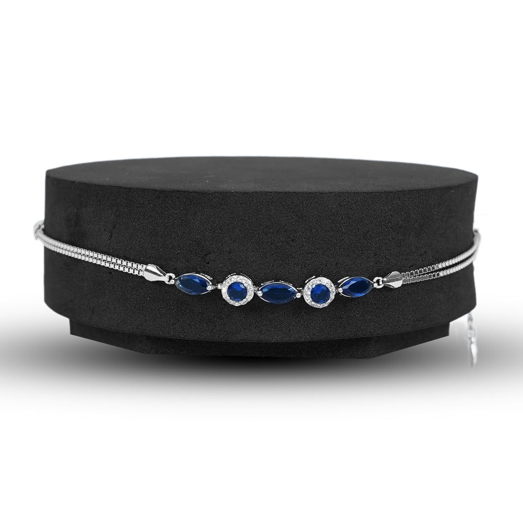 Blue Leaf Bracelet