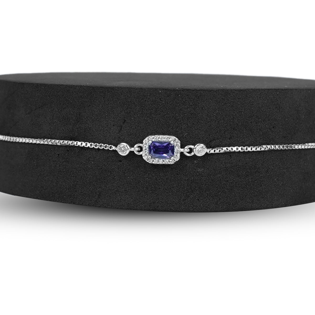 Simple Amethyst Bracelet