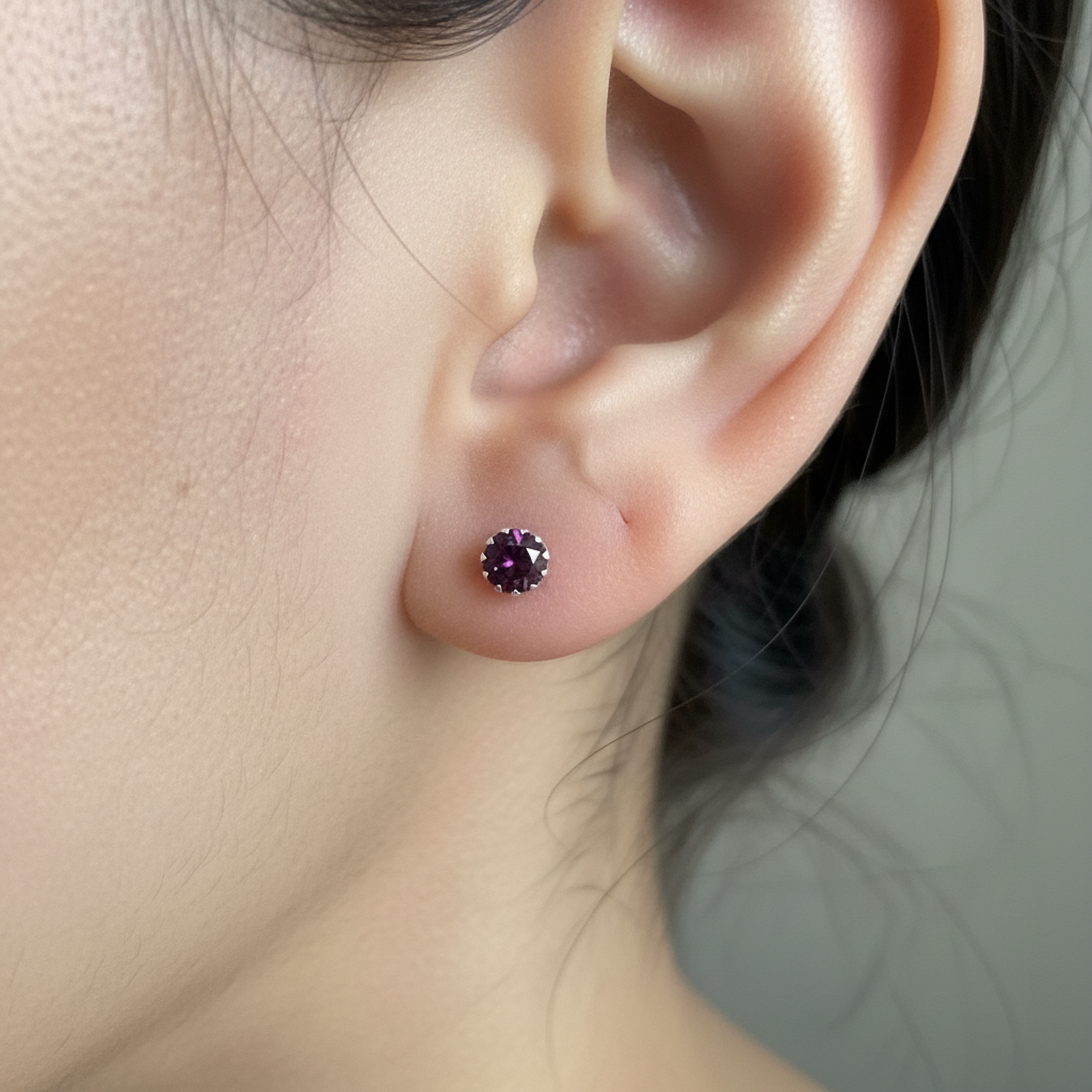 Amethyst Stone Earrings