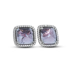 Pink Stone Earrings