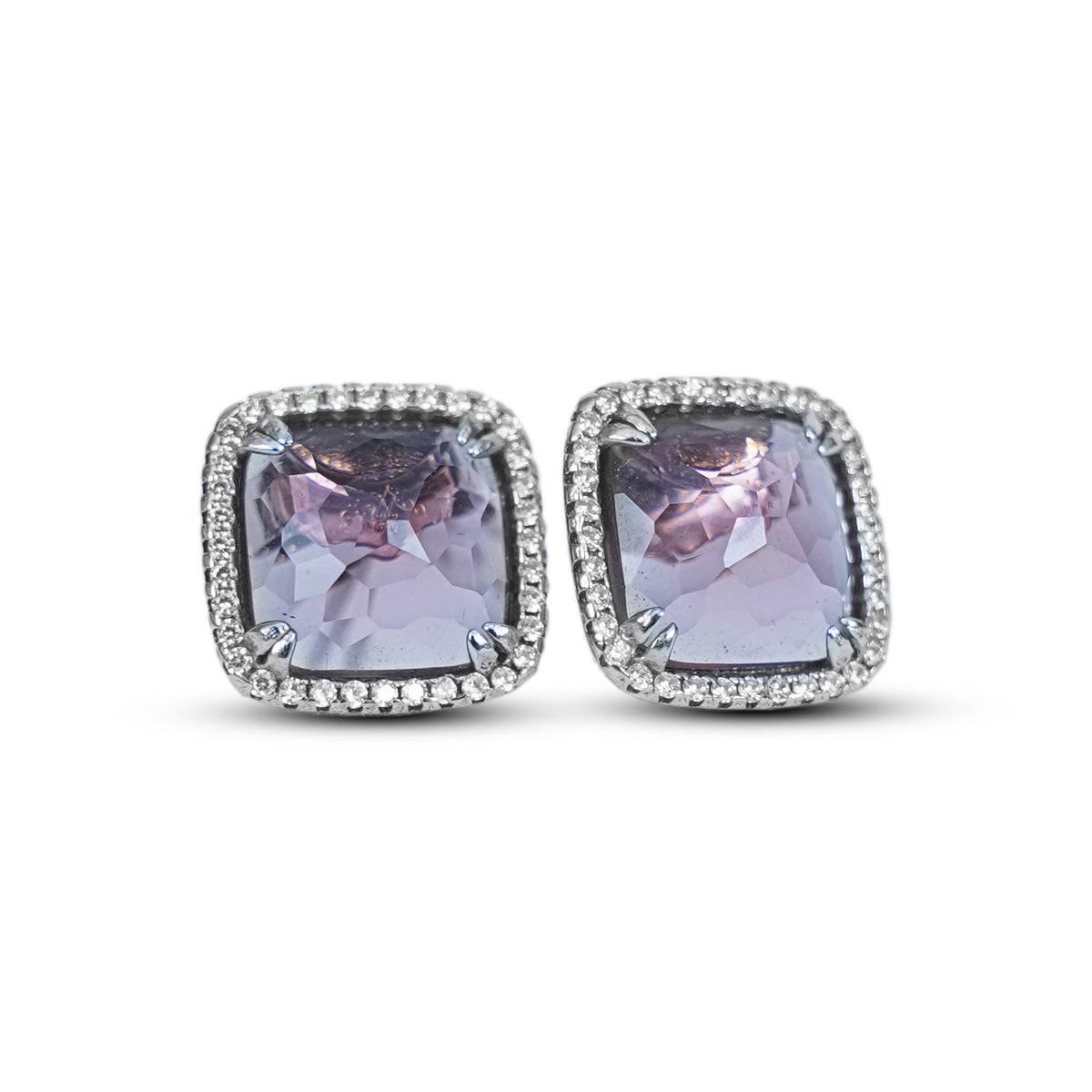 Pink Stone Earrings