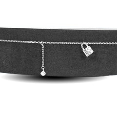 Lock Key Charm Anklet
