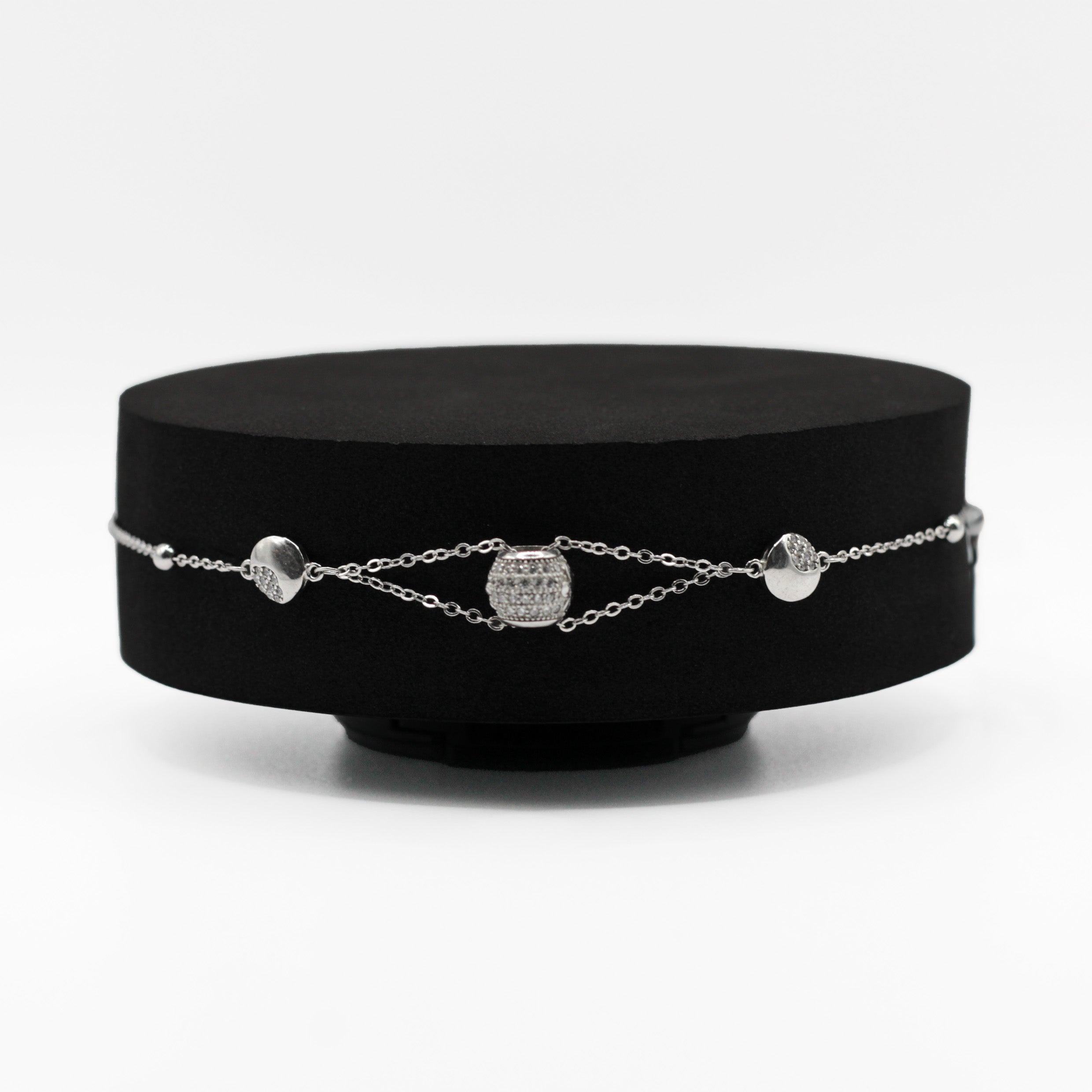 Drum Bracelet Silver
