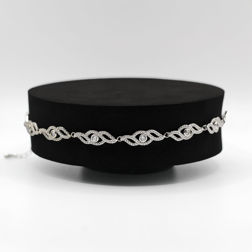 Sequenced Silver Bracelet