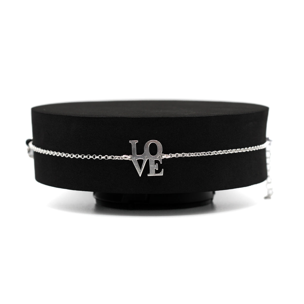 Silver 'LOVE' bracelet in sterling 925 silver bracelet for women