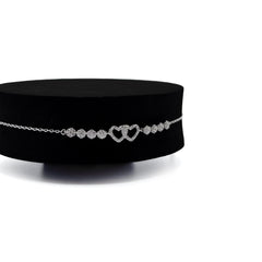 Intertwined Heart Bracelet