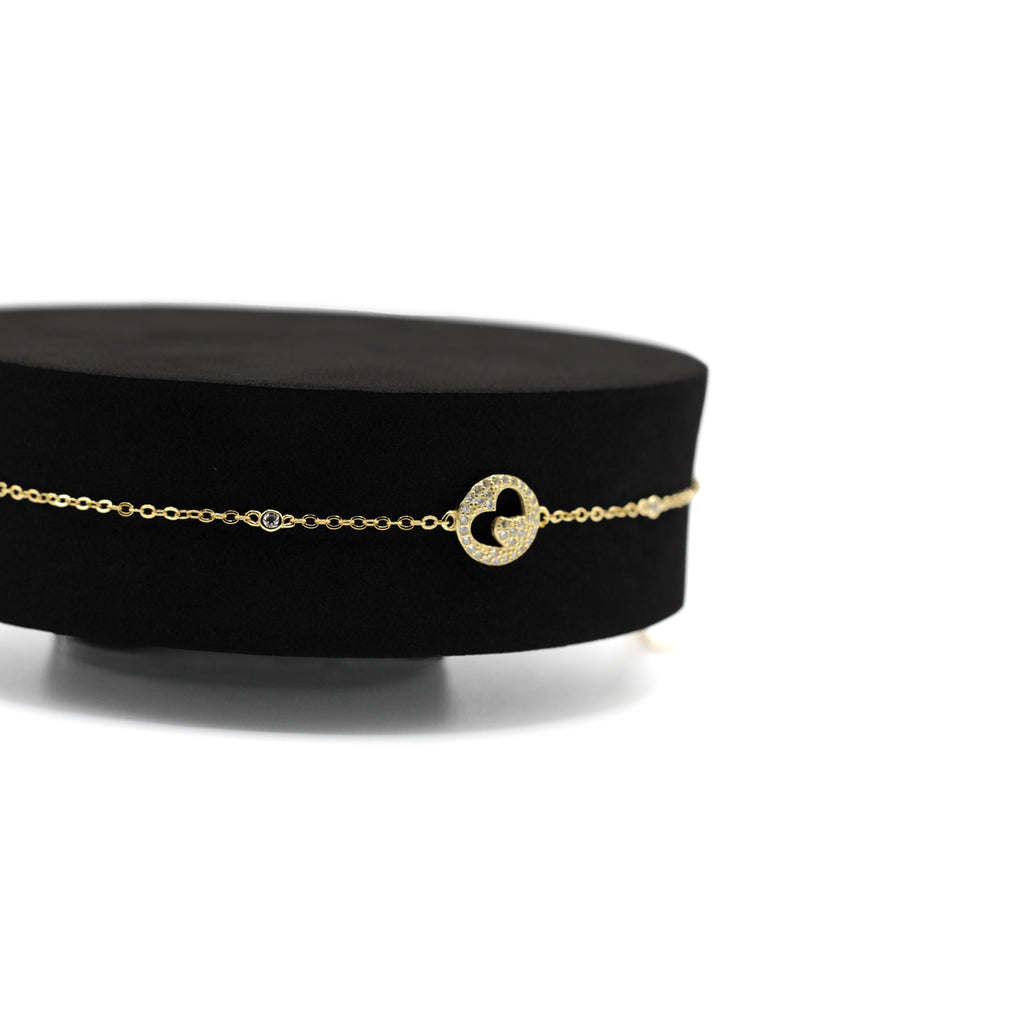 Heart Bracelet Gold Plated