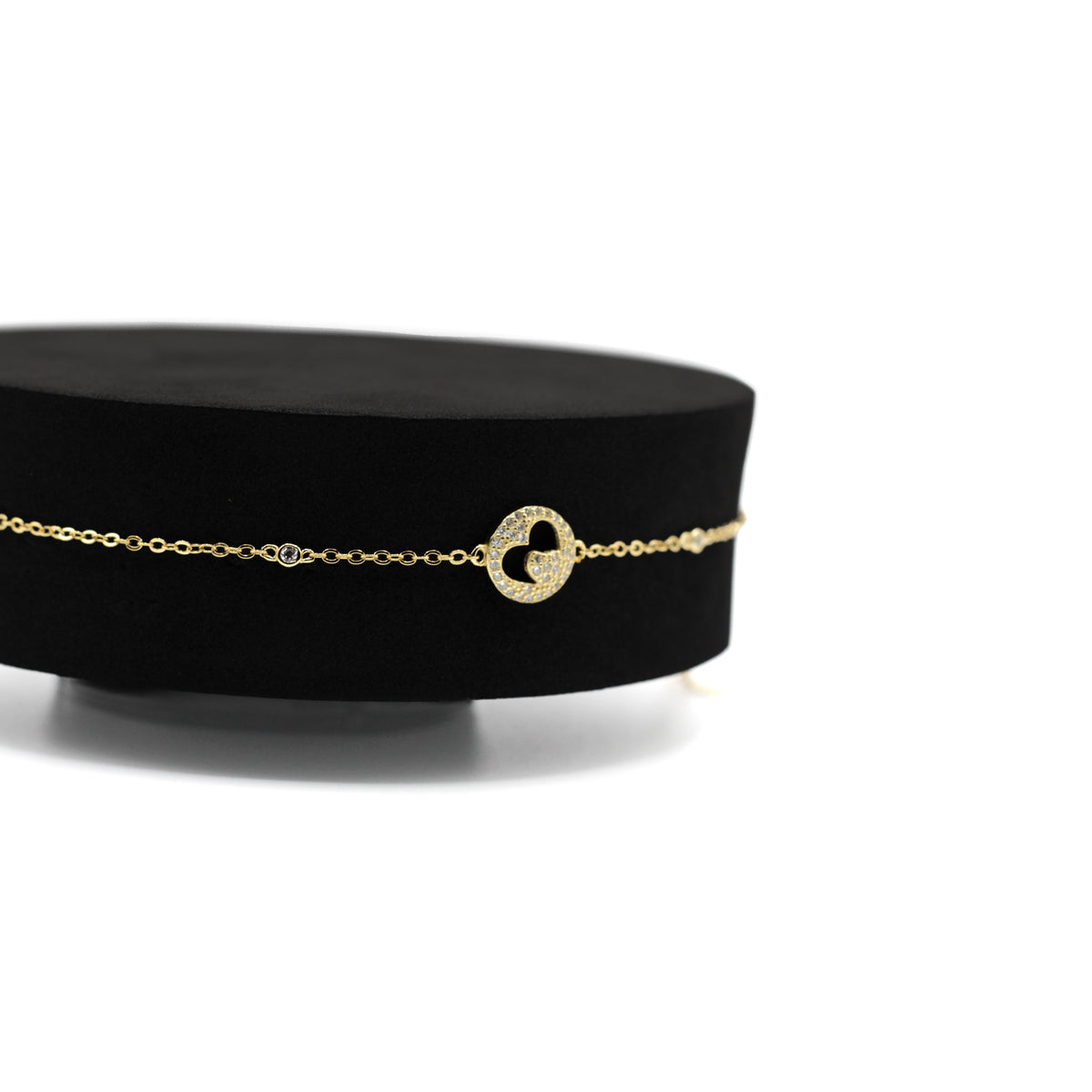 Heart Bracelet Gold Plated