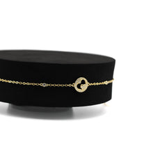 Heart Bracelet Gold Plated
