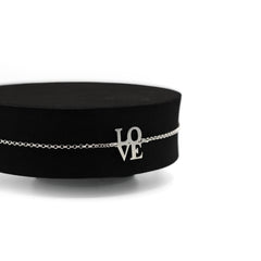 LOVE Silver Bracelet No Stones