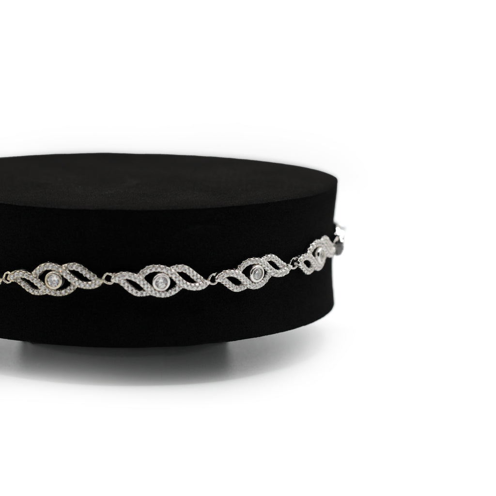 Sequenced Silver Bracelet