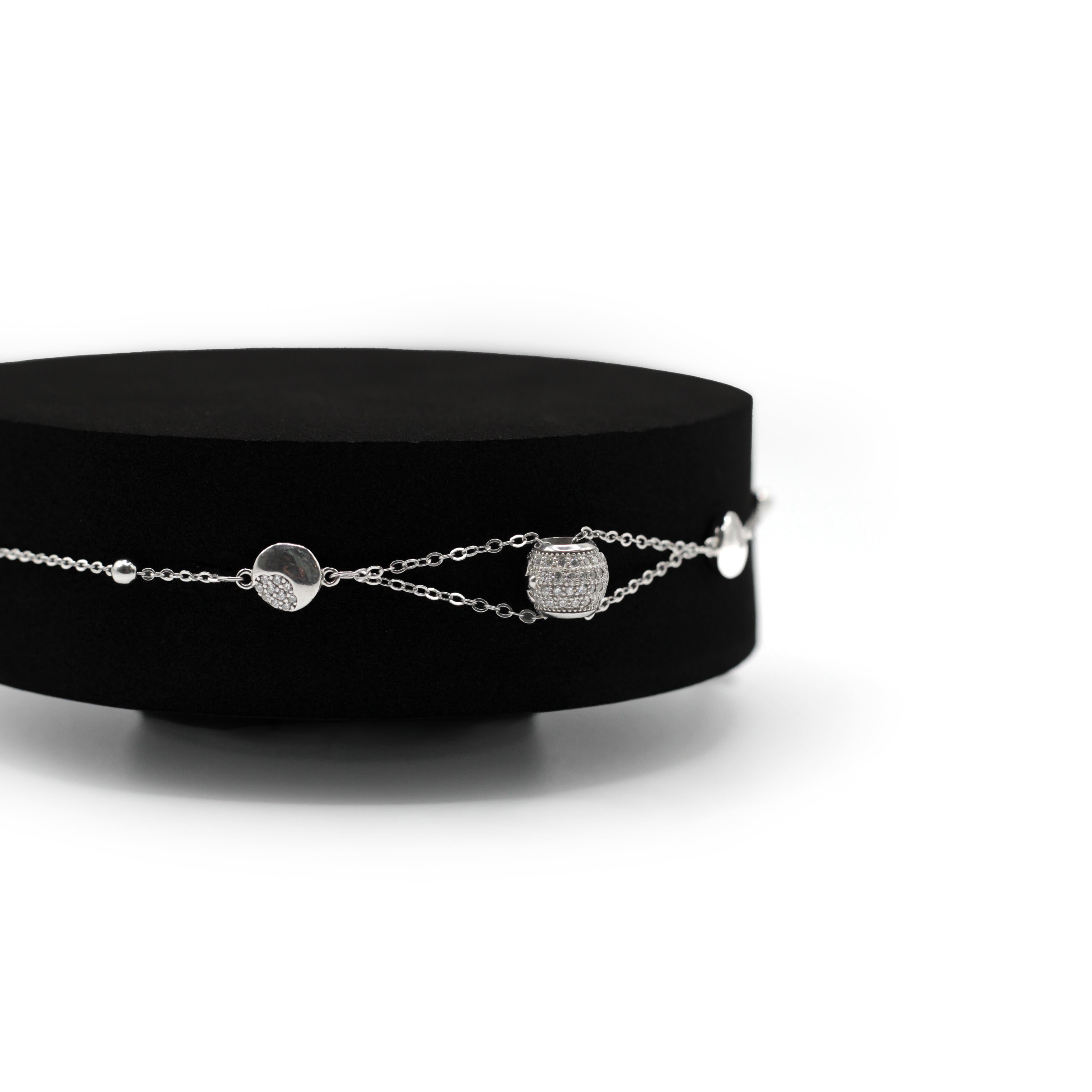 Drum Bracelet Silver