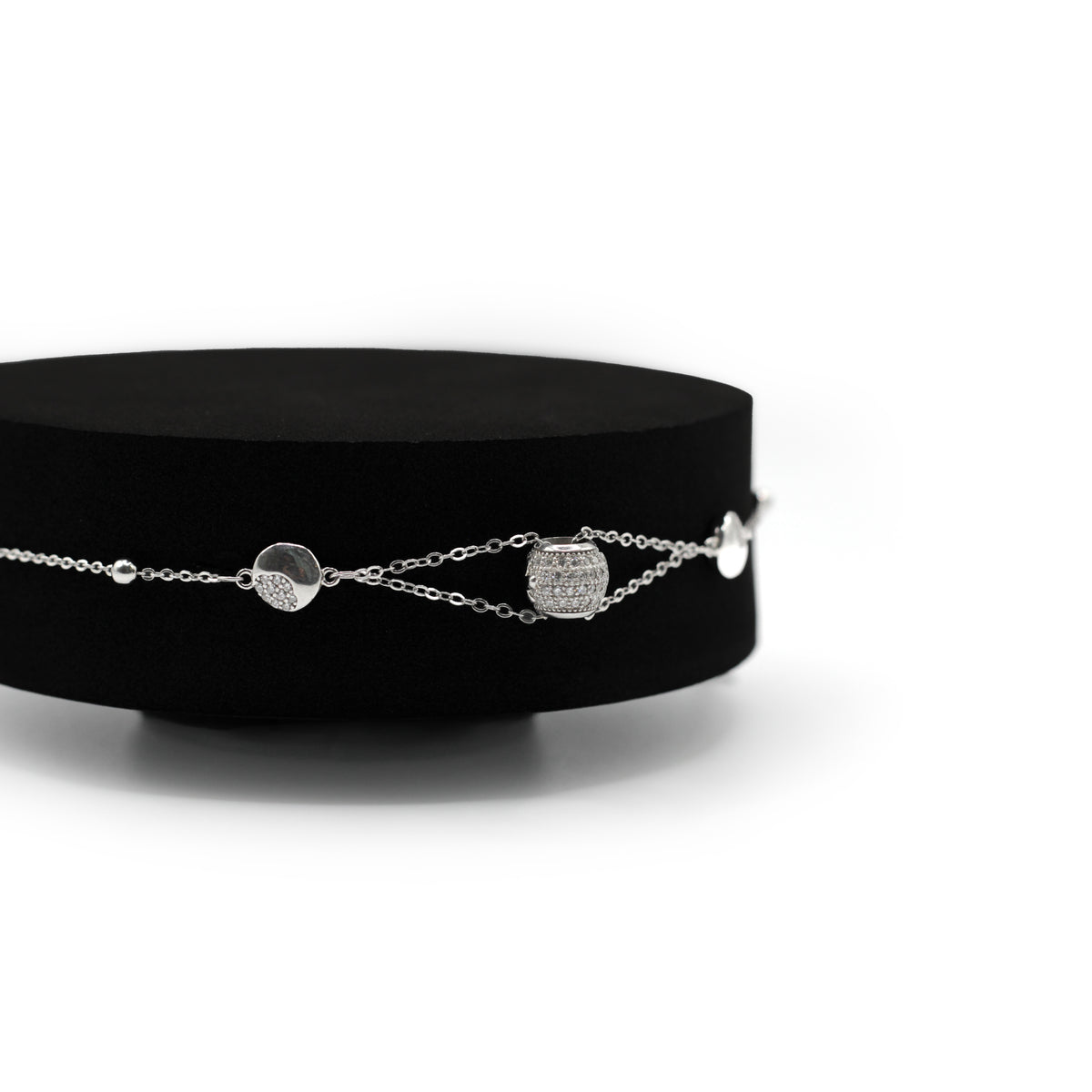 Drum Bracelet Silver