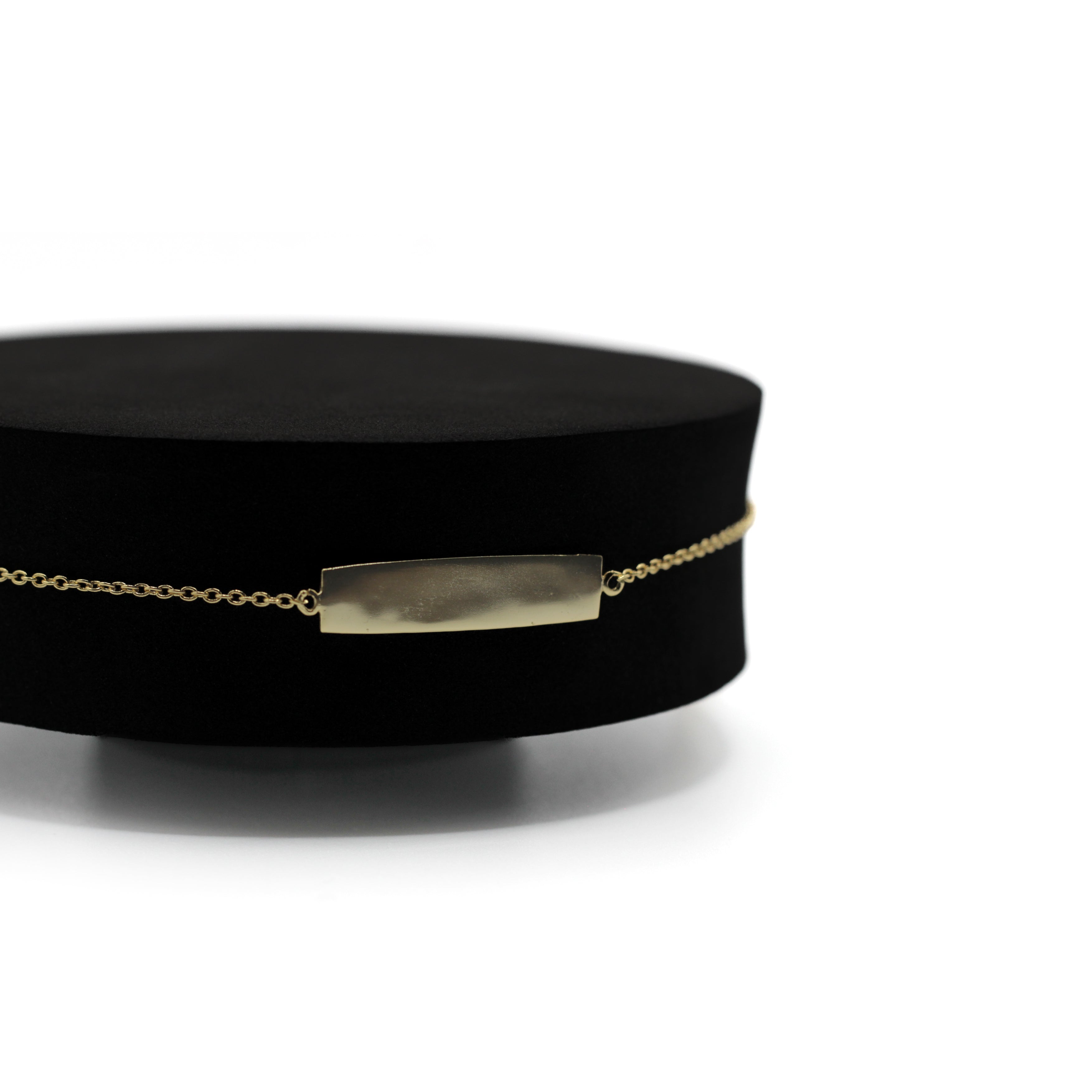 Silver Plate Bracelet in Gold