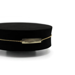 Silver Plate Bracelet in Gold