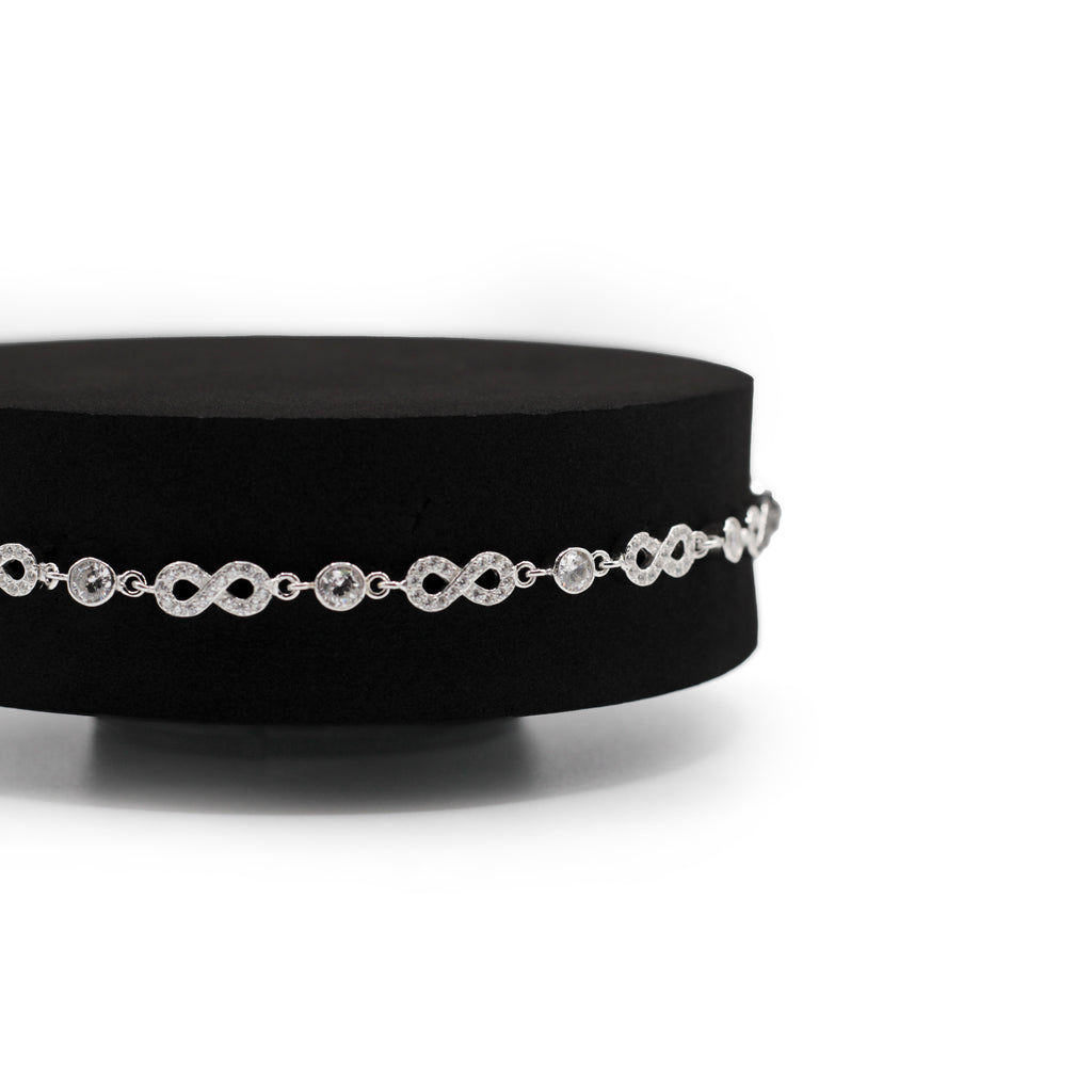 Sterling Silver Infinity Bracelet