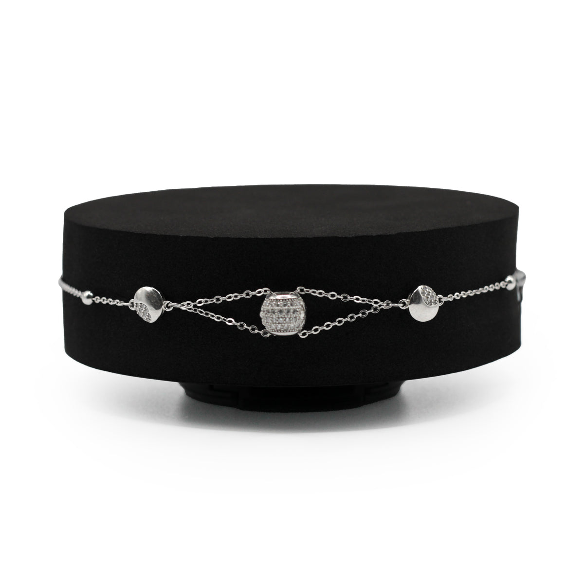 Drum Bracelet Silver