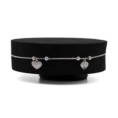 Heart Charm Anklet