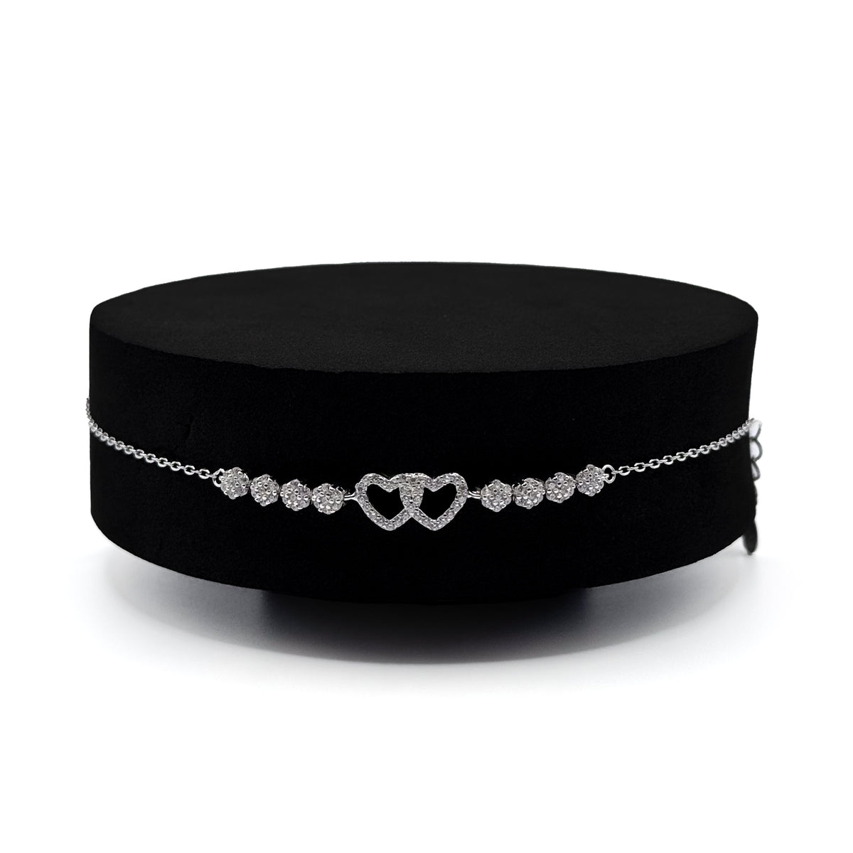 Intertwined Heart Bracelet