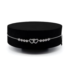 Intertwined Heart Bracelet
