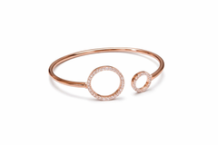 Rose Gold Circles Bangle