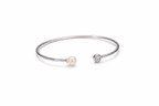 Minimal Pearl Bangle