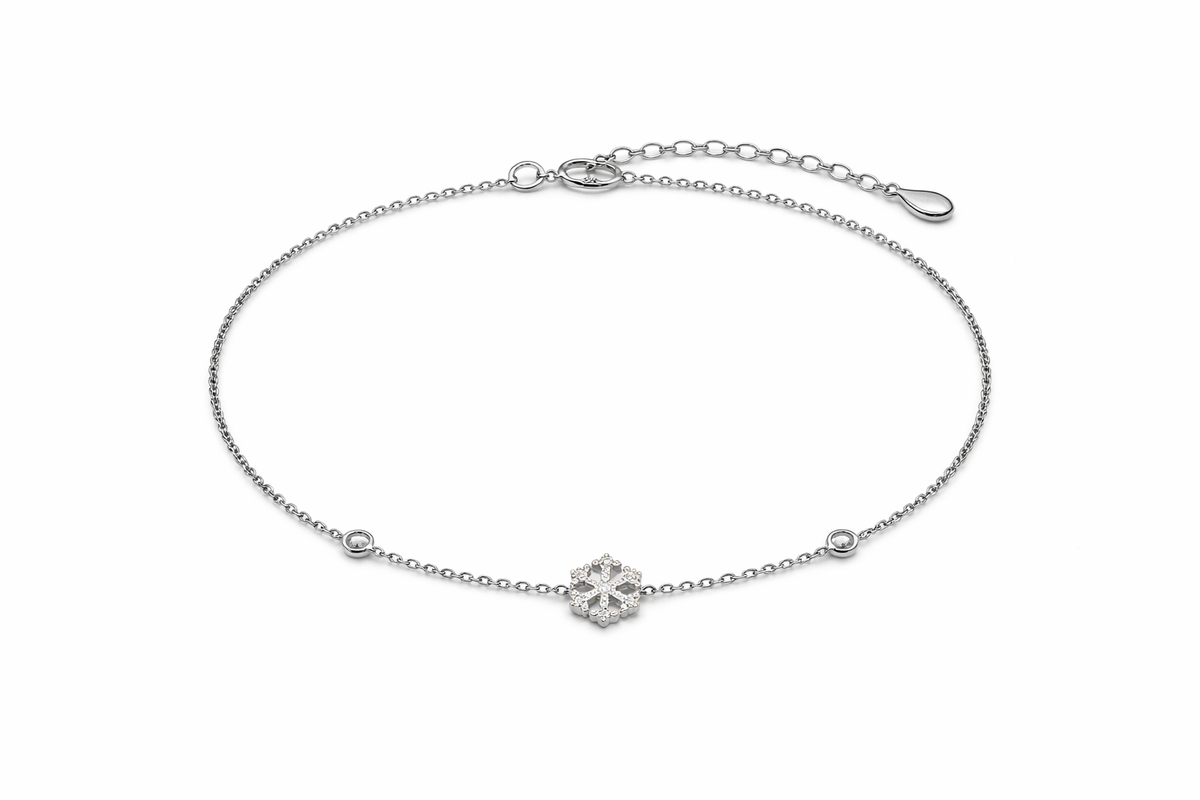 Snowflake Anklet 02