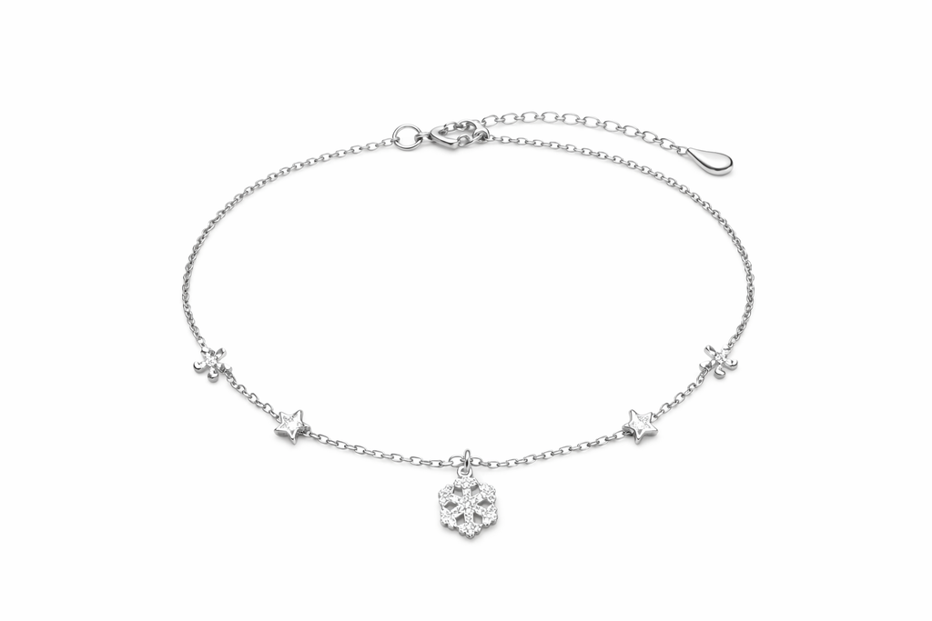 Snowflake Anklet 03