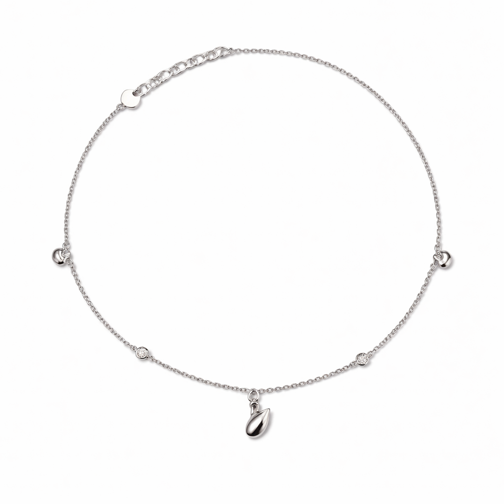 Swan Charm Anklet