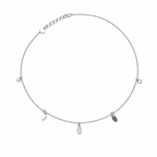 Oval Charm Anklet
