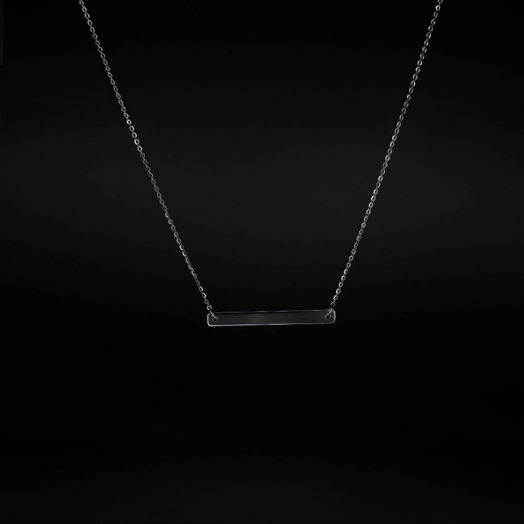 Minimal Plate Necklace