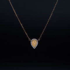 Topaz Shaded Colored Stone (Gold Plated)
