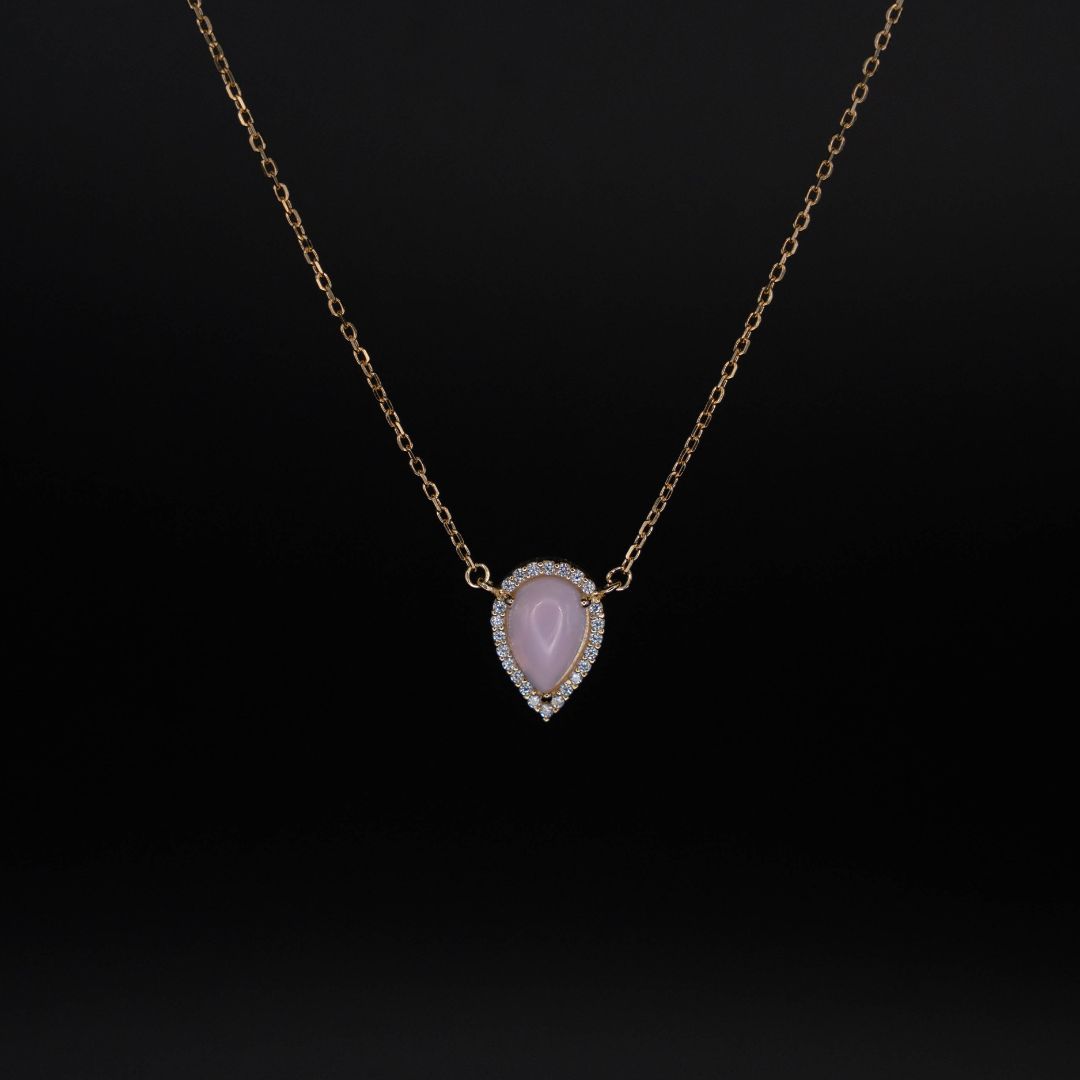 Pink Drop Halo (Gold Plated)