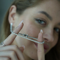 Square Tennis Bracelet (3mm)
