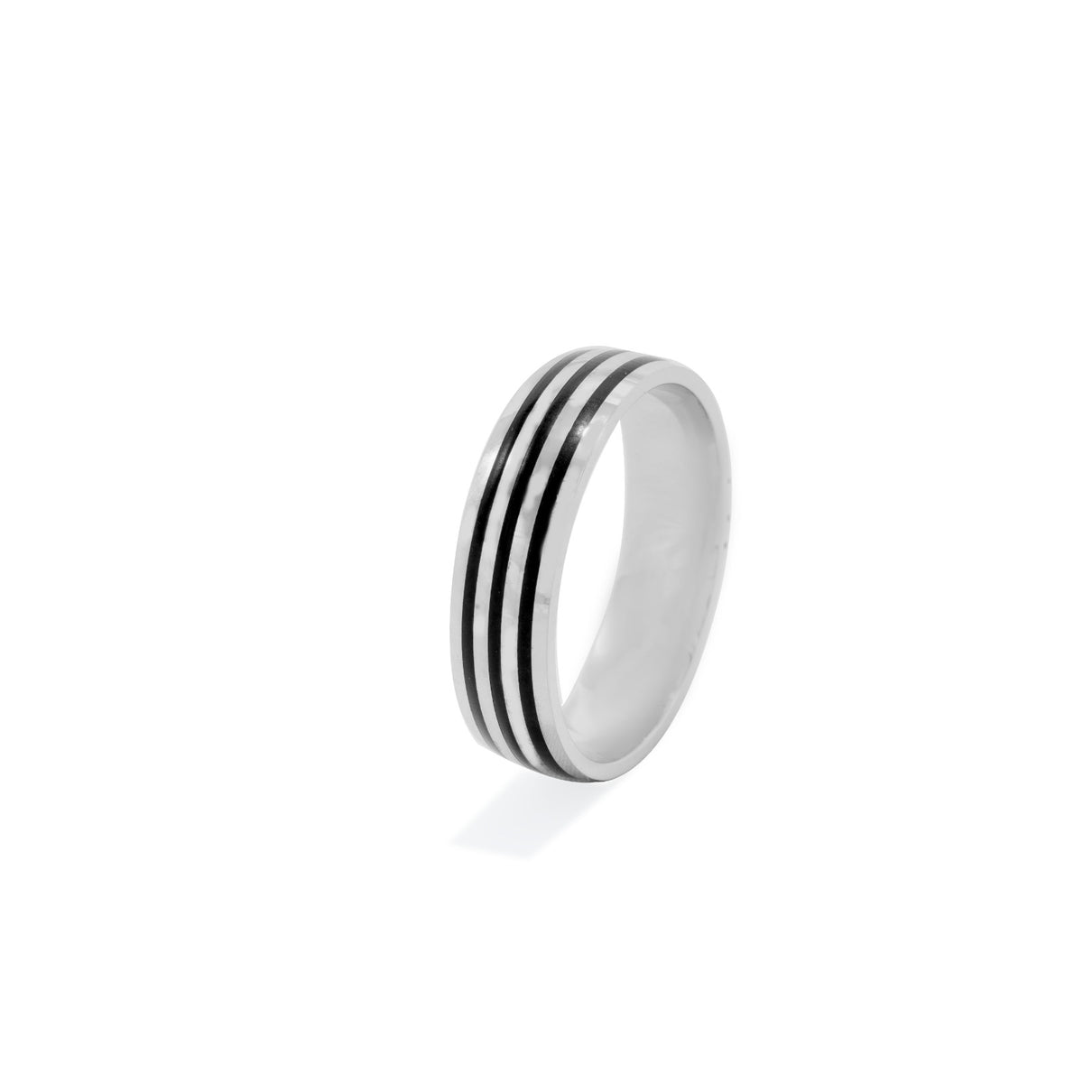 Striped Band Ring