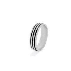 Striped Band Ring