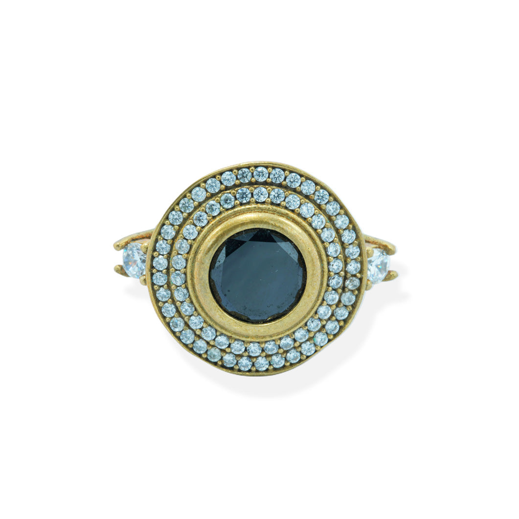 Turkish Blue Sterling Silver Ring