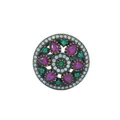 Oxidised Silver Turkish Ring