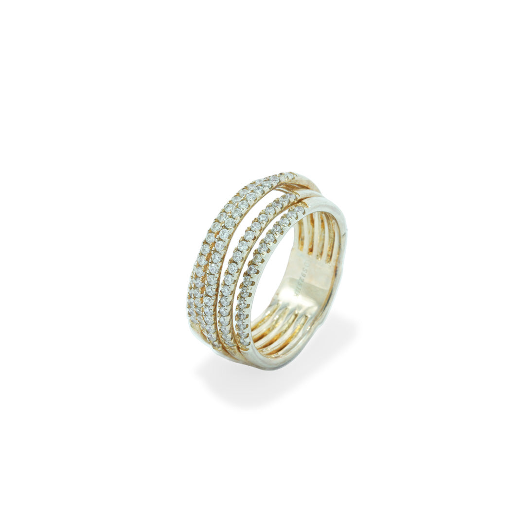 Gold Plated Sterling Silver Ring