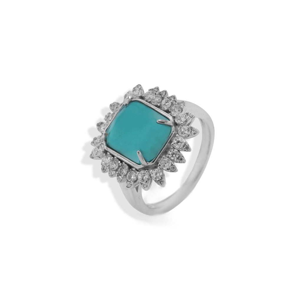 Sarcelle Zircon Sterling Ring