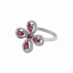 Floral Pink Ring