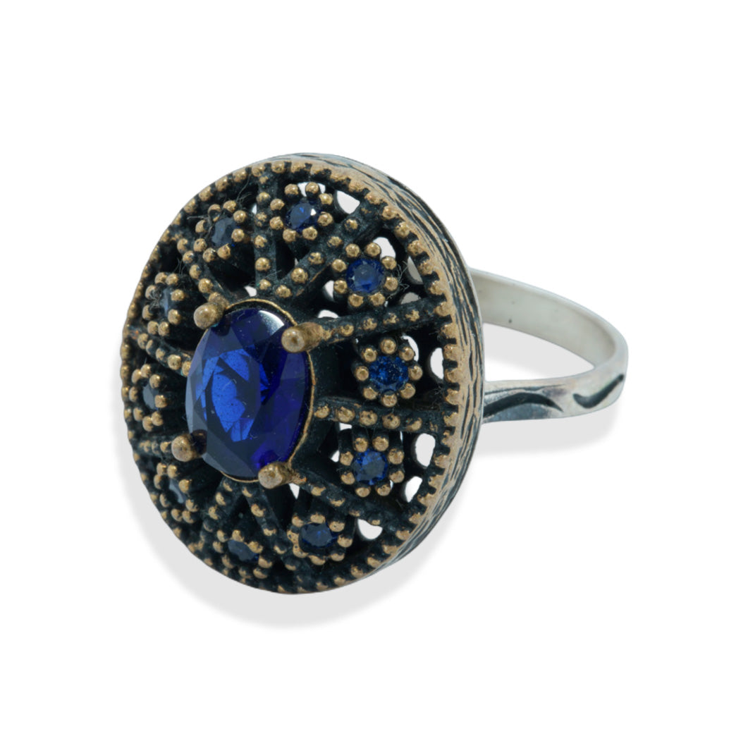 Turkish Oval Sterling Silver Ring