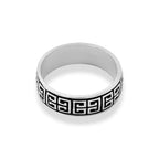 Greek Pattern Band Ring