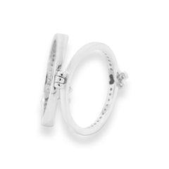 Triple Connected Silver Rings