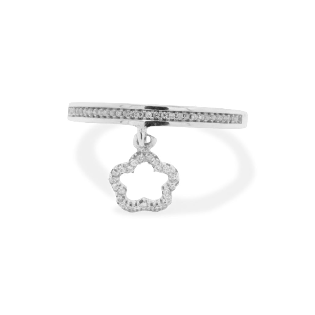 Dangling Flower Ring