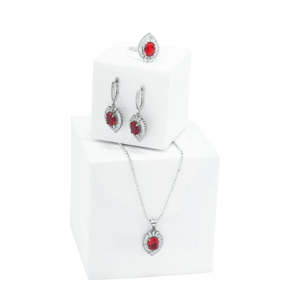 Red Stone Leaf Set