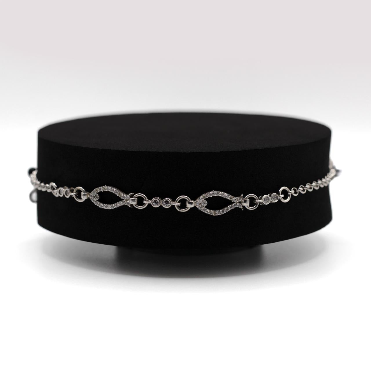 Simple Dotted Leaf Bracelet