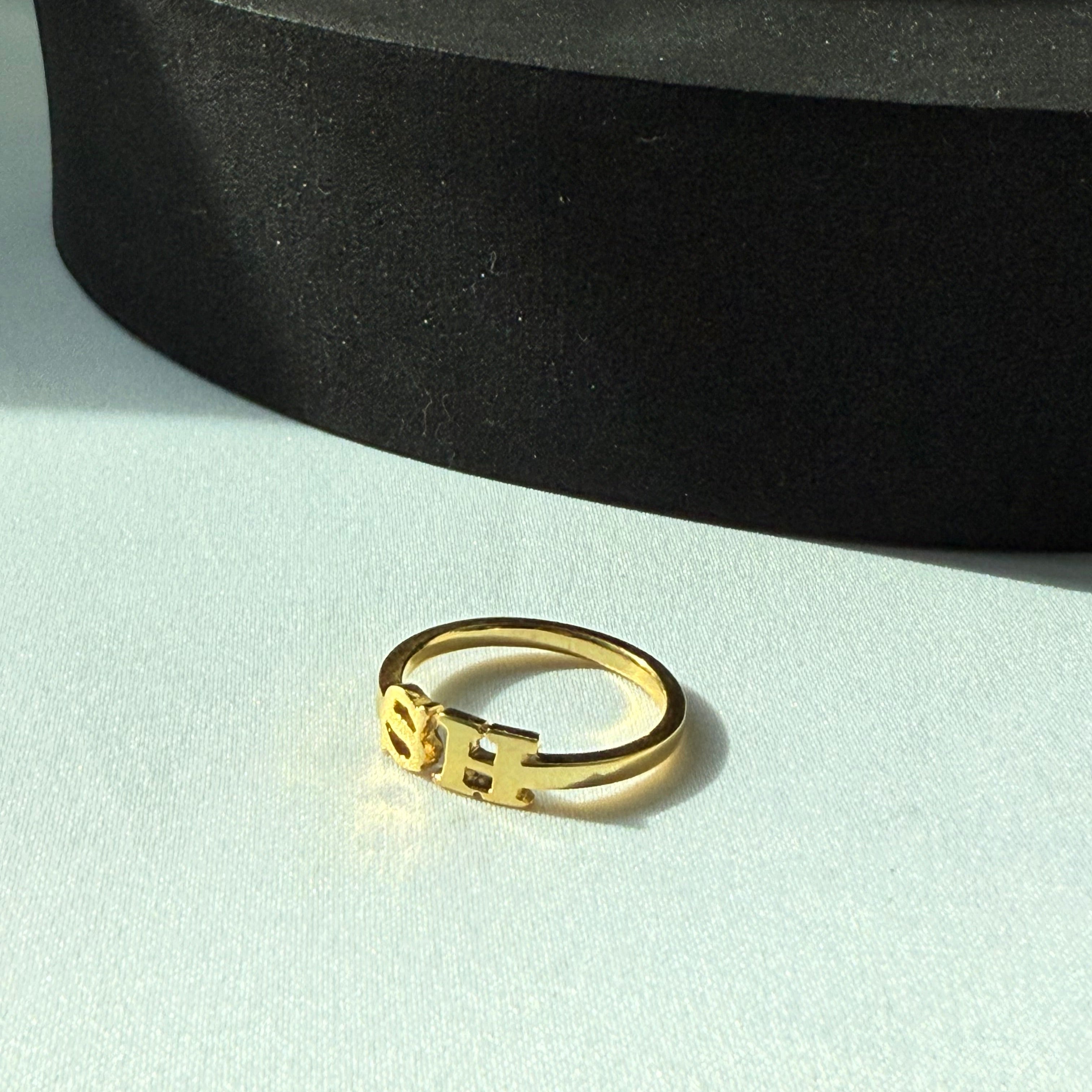 Customized Ring with Letters