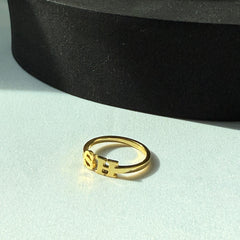 Customized Ring with Letters